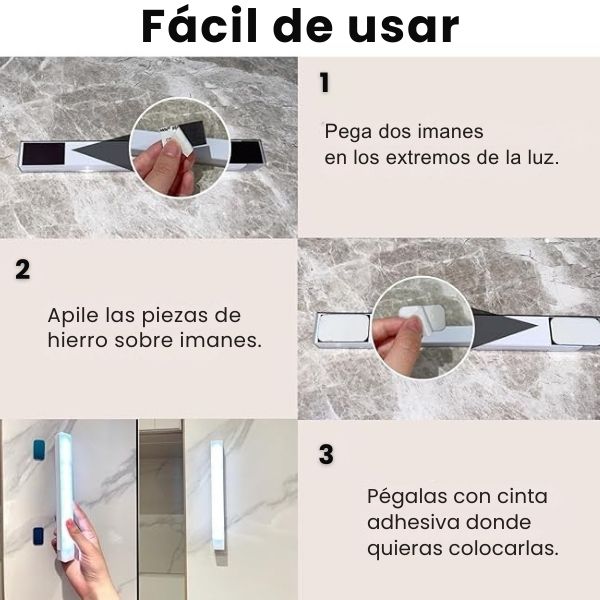 Luz Led con Sensor de Movimiento